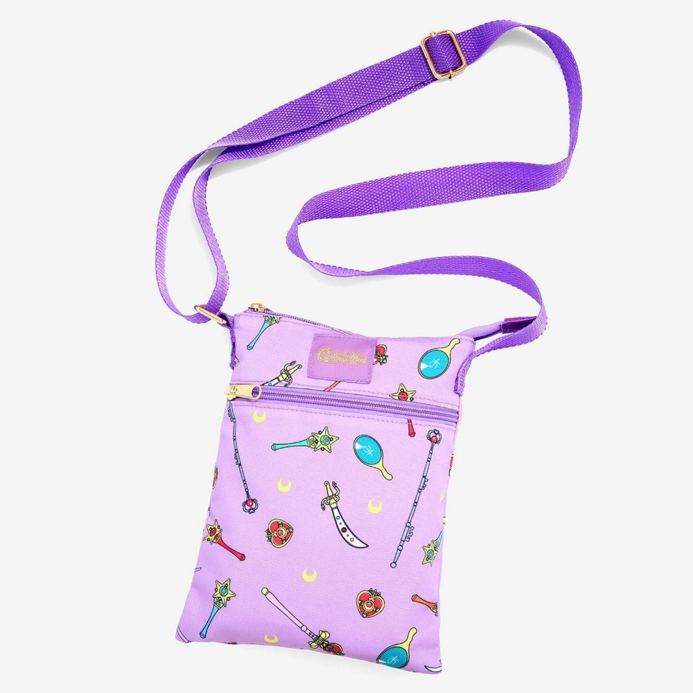 Sailor Moon Moon Stick Passport Crossbody Bag - Picture 1 of 2